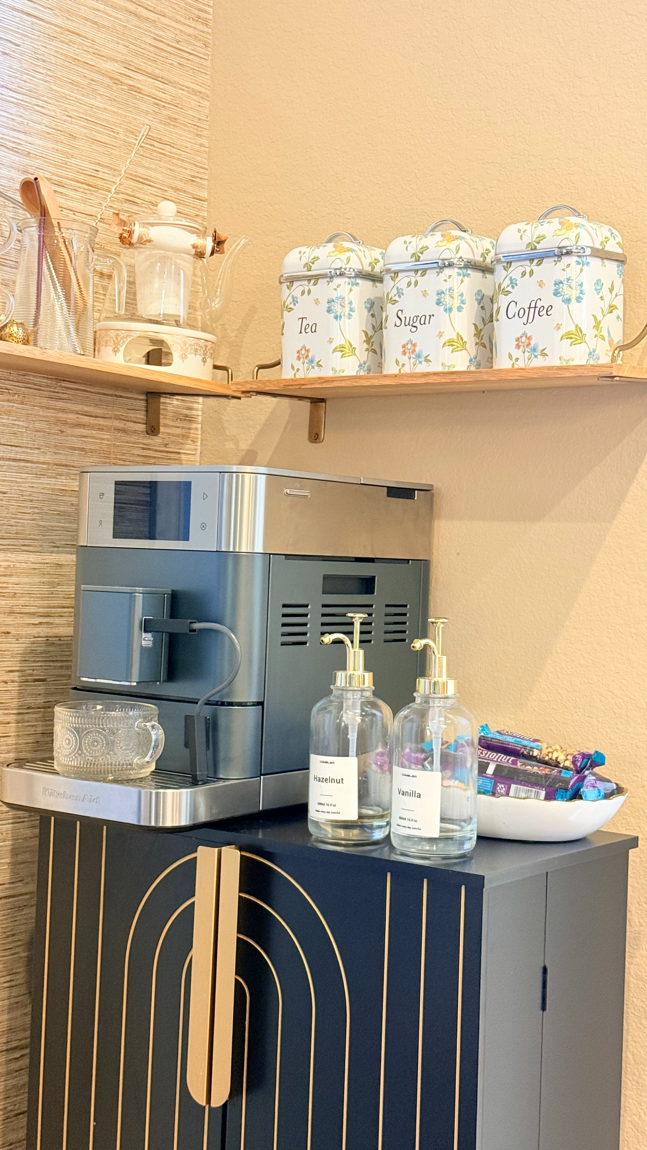 Creating a coffee bar with Amazon finds is the easiest way to elevate your daily routine and keep everything in one place. The warm wood accents and glass details bring a cozy, curated feel that makes your space look effortlessly styled ☕️ 

 #LTKmorningroutine #LTKselfcare #LTKHome