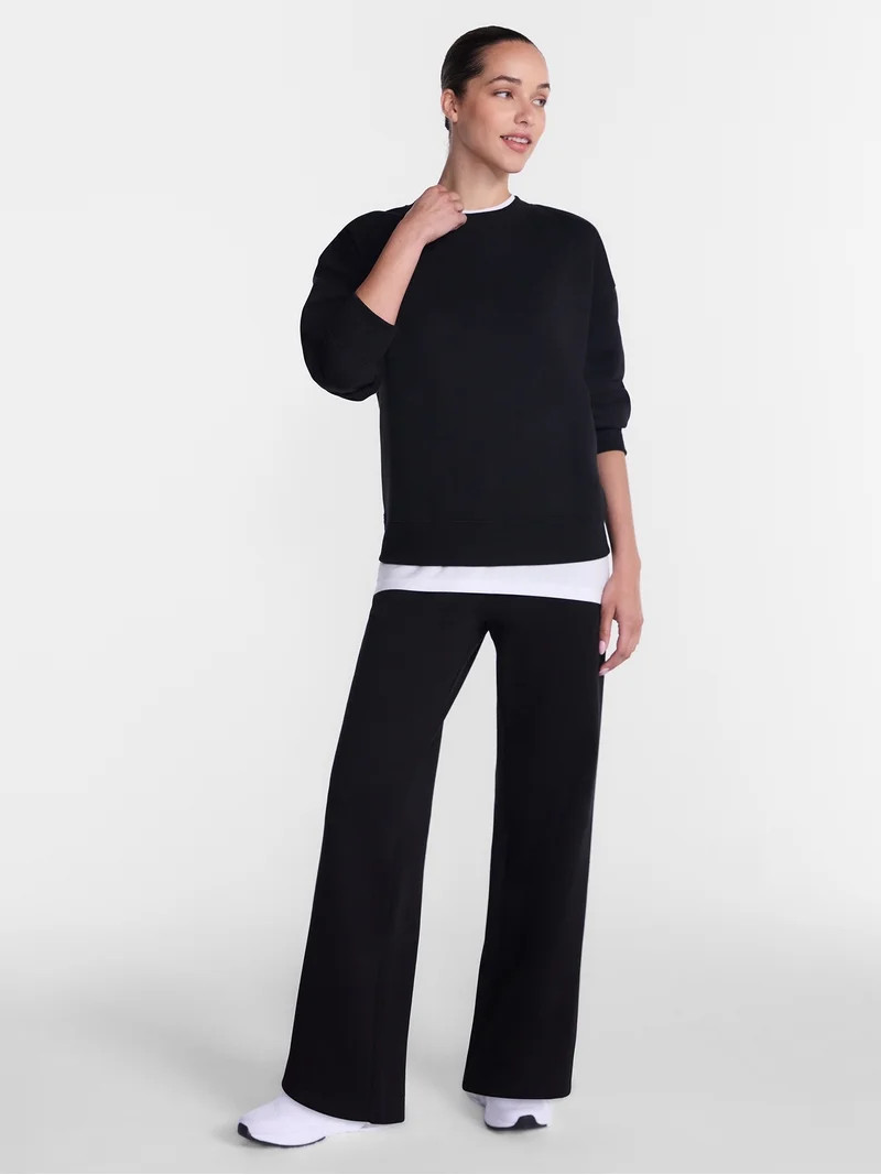 Athletic Works Women's and Women's Plus Fleece Pants with Pockets, 30" Inseam, Sizes XS-4X | Walmart (US)