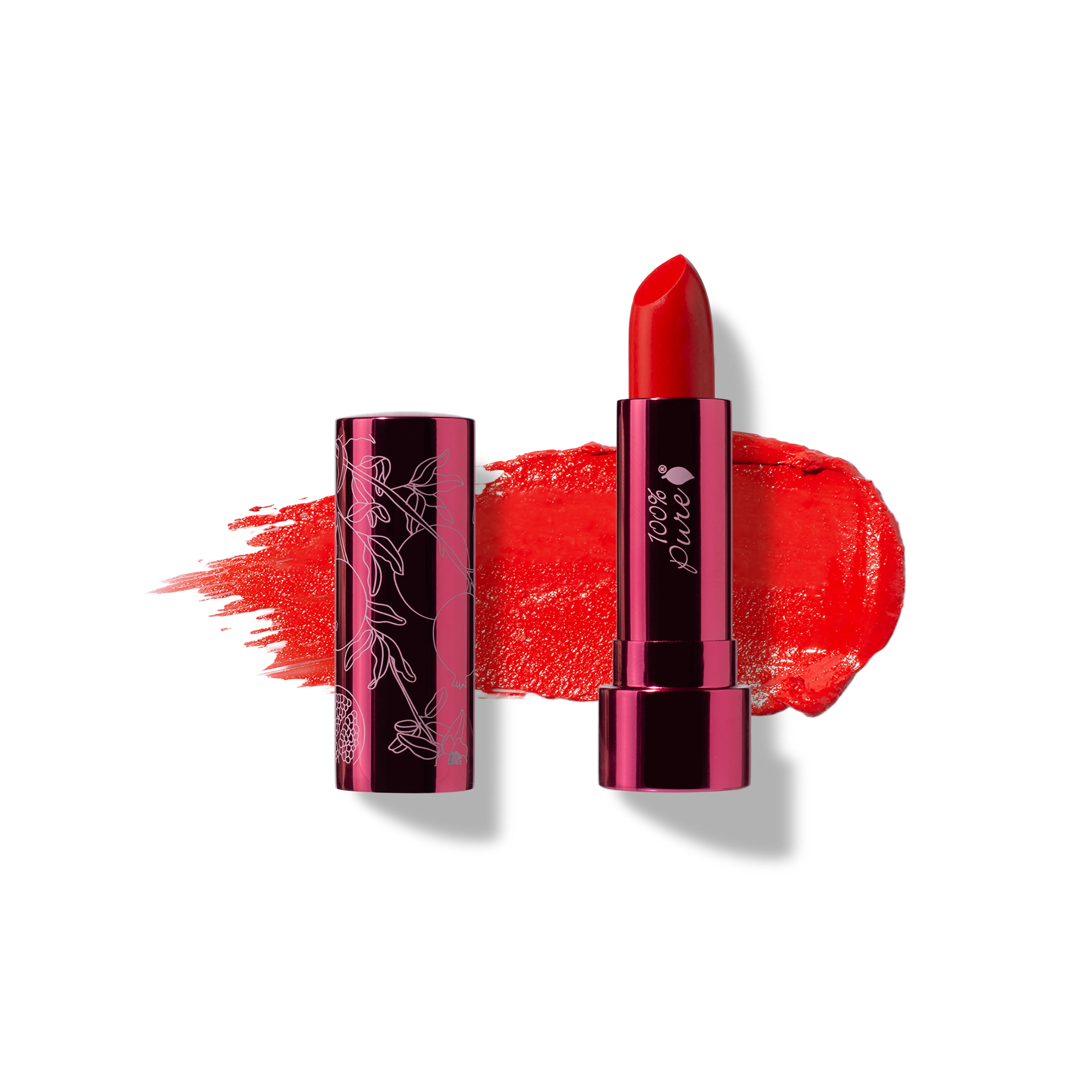 Fruit Pigmented® Pomegranate Oil Moisturizing Lipstick - Hibiscus | 100% PURE