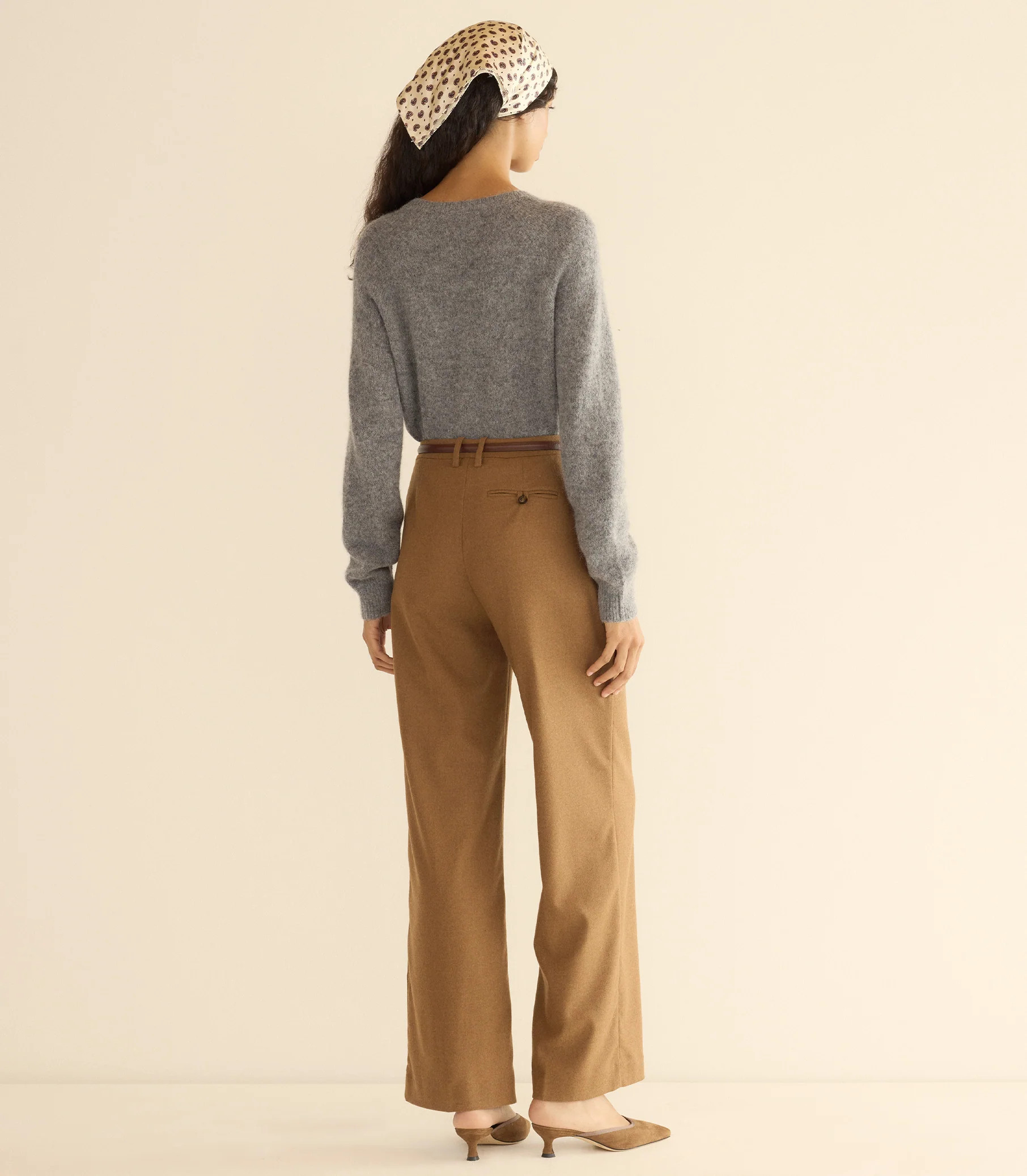 Petra Cardigan - Dark Heather Grey | DÔEN | DOEN