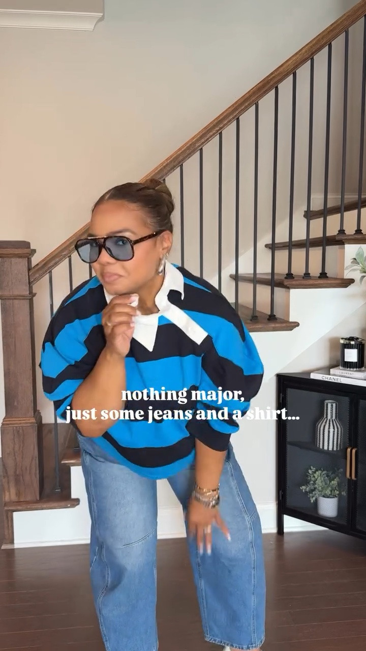 Nothing major, just some jeans and a shirt. 
@bykahlana go ahead and just hire me go work for yall. I’m a walking ad at this point! 

Shirt: @bykahlana by @kahlanabarfield 
Jeans: @oldnavy 
Bag: @coach 

lifestyle content creator
working mom life
mom in her 40s
Black mom blogger
fashion over 40
mom style inspo
teacher mom