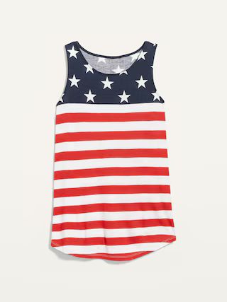 Luxe Americana-Print Tank Top for Women | Old Navy (US)