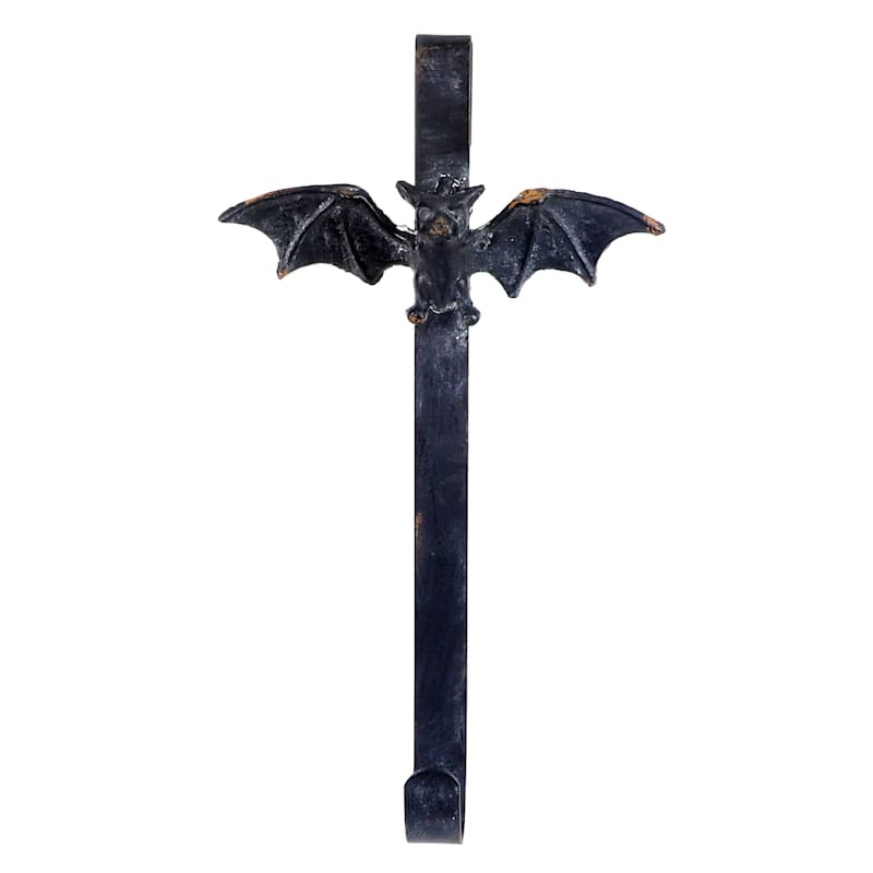 Cast Iron Bat Wreath Hanger, 16" | At Home
