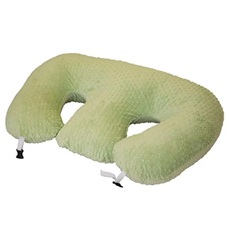 The TWIN Z Pillow - Lime Green -The Only 6 in 1 Twin Pillow Breastfeeding, Bottlefeeding, Tummy T... | Walmart (US)