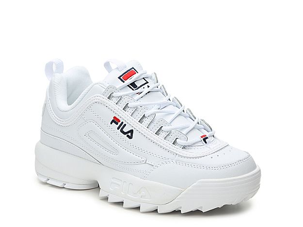 Fila Disruptor II Premium Sneaker - Women's - White | DSW