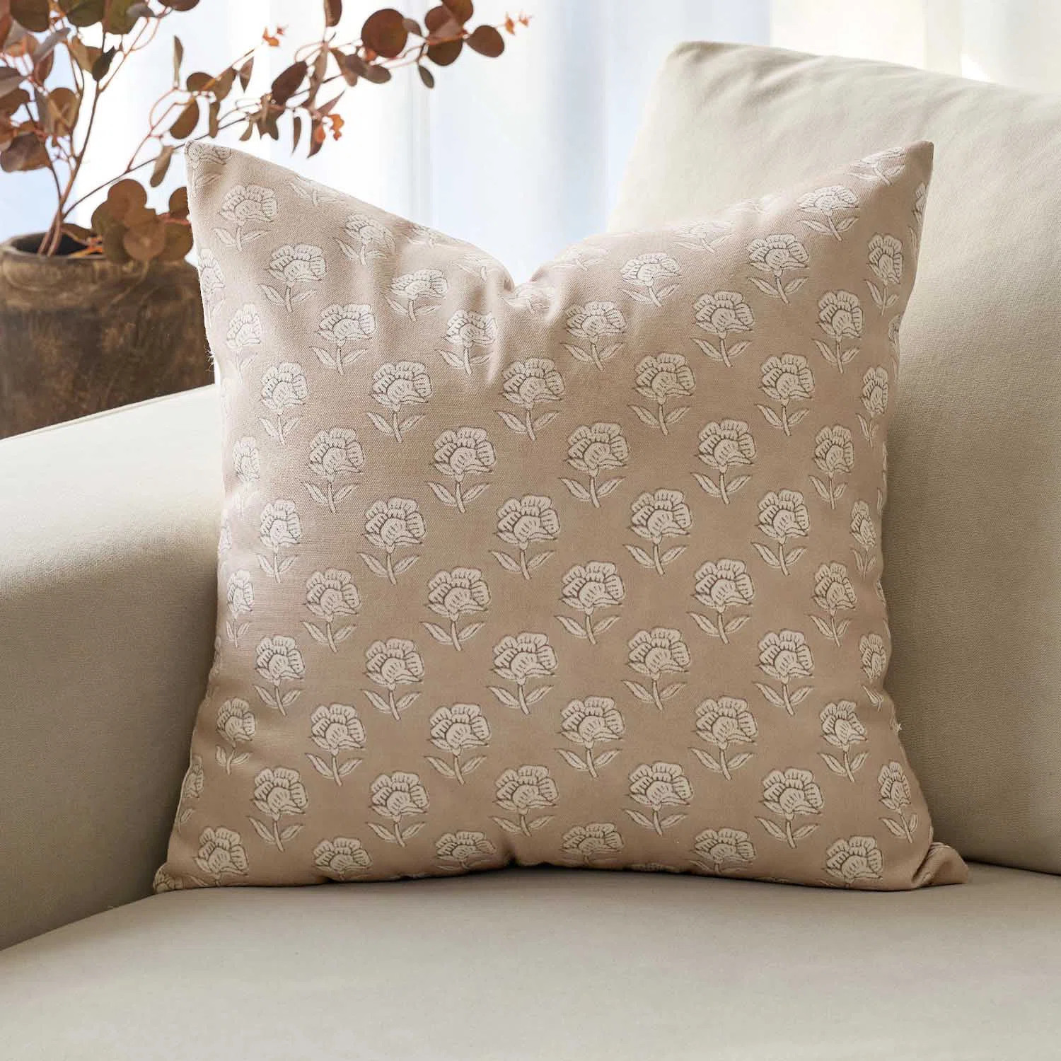 Monza Rustic Elegance Serene Floral Pillow Cover | Wayfair North America
