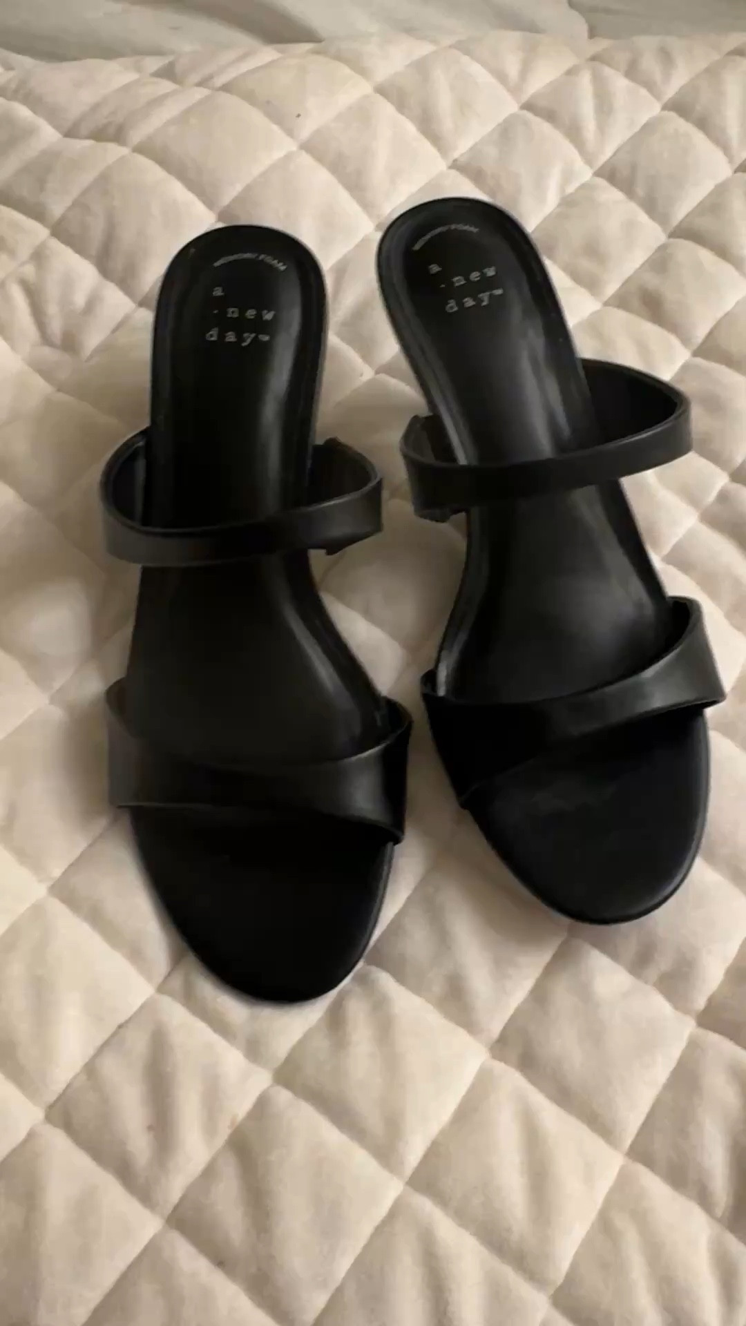 I'm so loving these black, strappy heels.
They make me think of the 1990's in the best way.
They are so comfortable and very affordable. Perfect for date night or the office.

Spring 2026, summer 2026, shoes, sandals, 90's minimalist 

#LTKSeasonal #LTKTravel #LTKselfcare