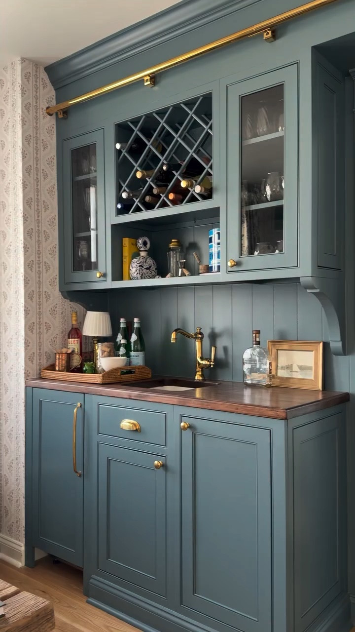 Have a color you love run? Run with it. Want it everywhere? Go for it. Your home, your rules. This is one of the most complimented areas of our home, and it’s because we trusted our gut 🤍 If you’re looking for the perfect blues, I’ve pulled together all the paint colors in my home! Comment BLUE for the list + to shop my spaces 

#classichomedecor #coastalliving #coastalcottage #coastalhome #traditionalhome