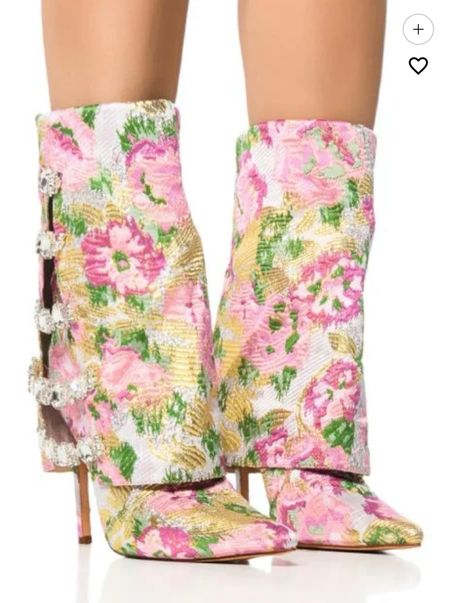 Pink and Green floral boots

#LTKsalealert #LTKSeasonal #LTKfindsunder50
