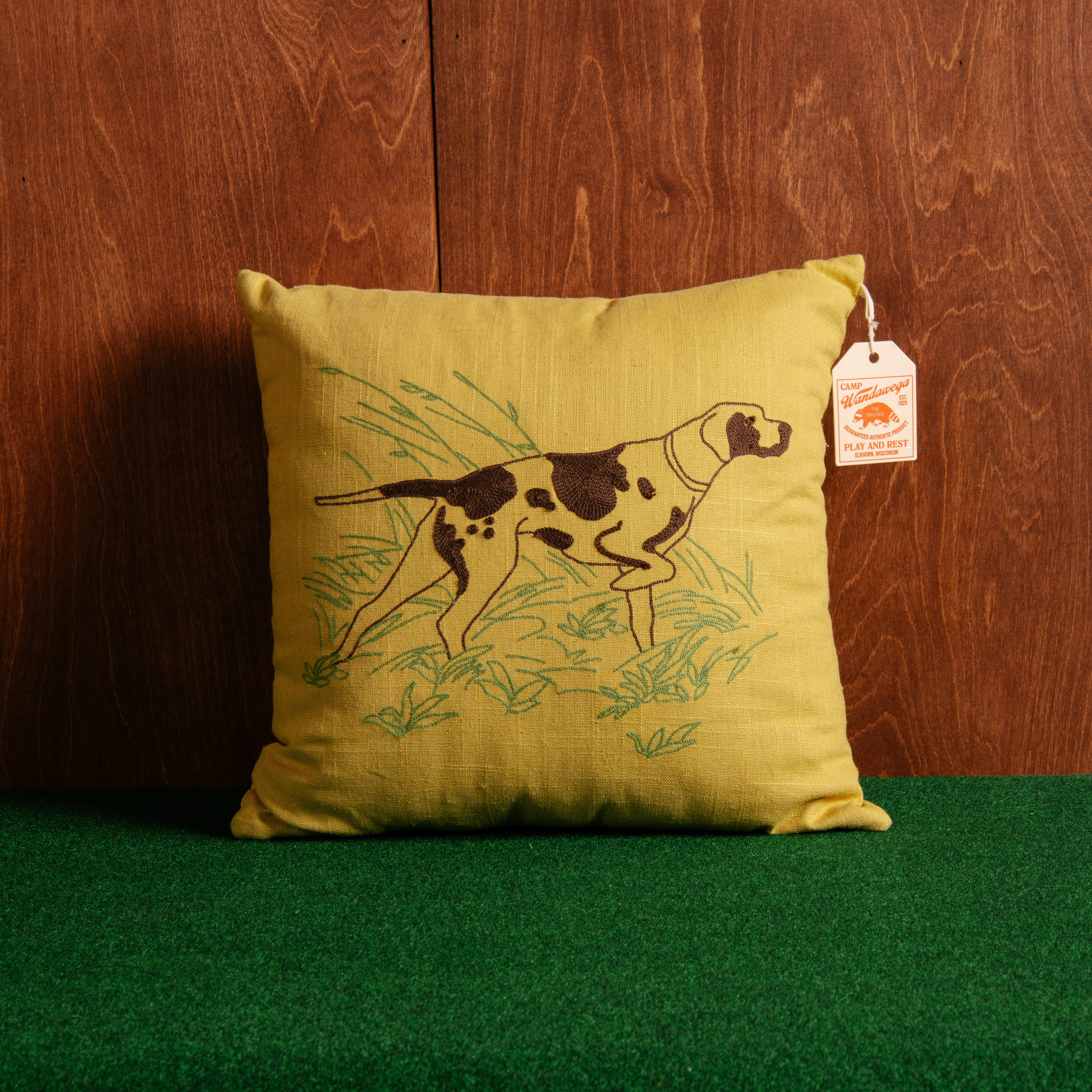 Camp Wandawega Pointer Chainstitched Pillow | Wayfair North America