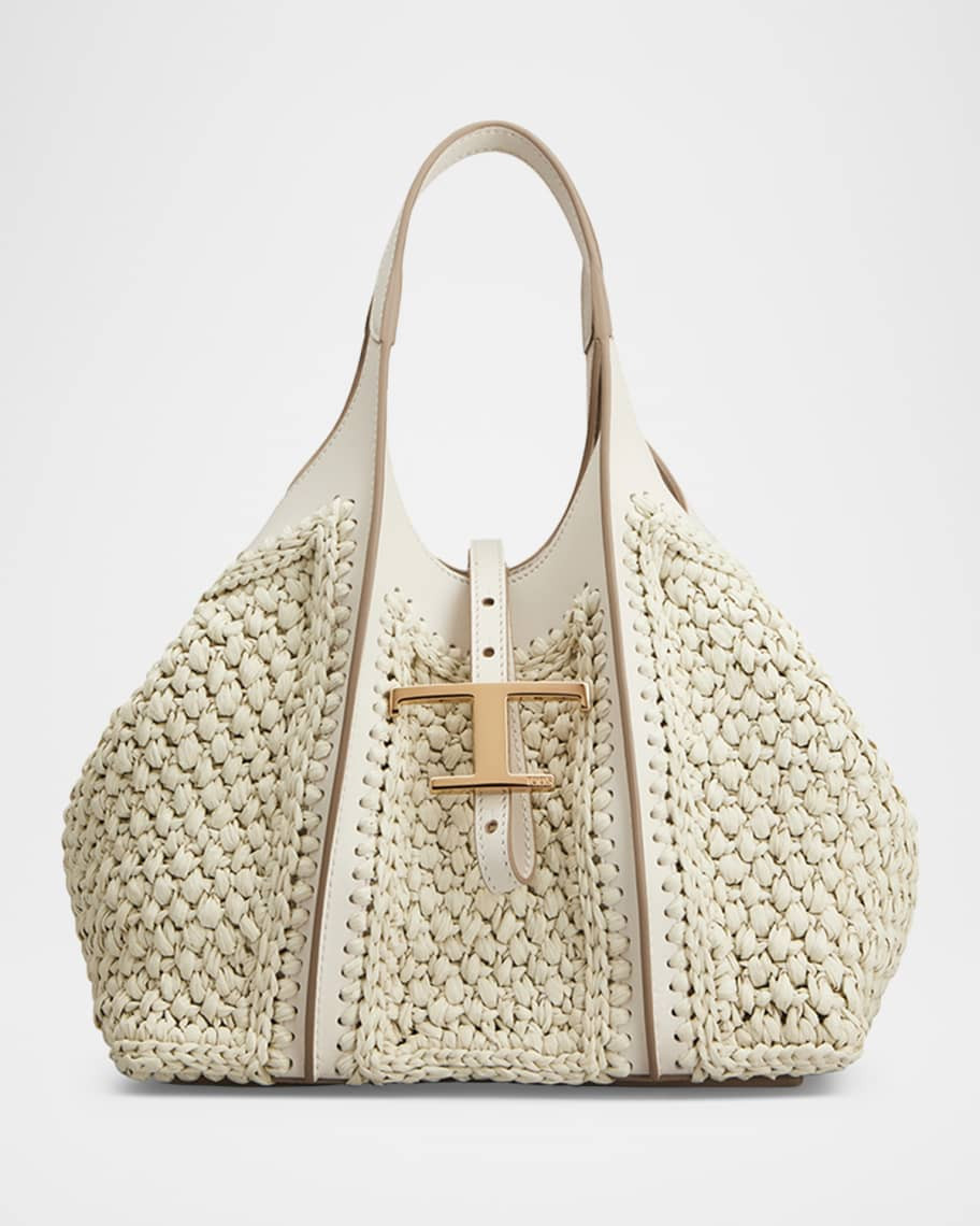 Tod's Mini Crochet Shopping Tote Bag | Neiman Marcus