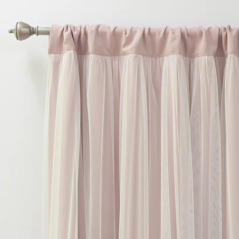 Harborcreek Solid Blackout Thermal Rod Pocket Curtain Panels (DSQ is set to 2) | Wayfair North America