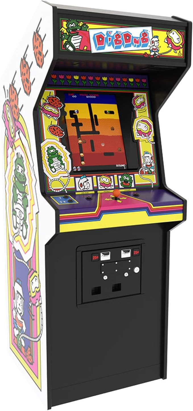 Quarter Arcades Official Dig Dug 1/4 Sized Mini Arcade Cabinet by Numskull – Playable Replica R... | Amazon (US)
