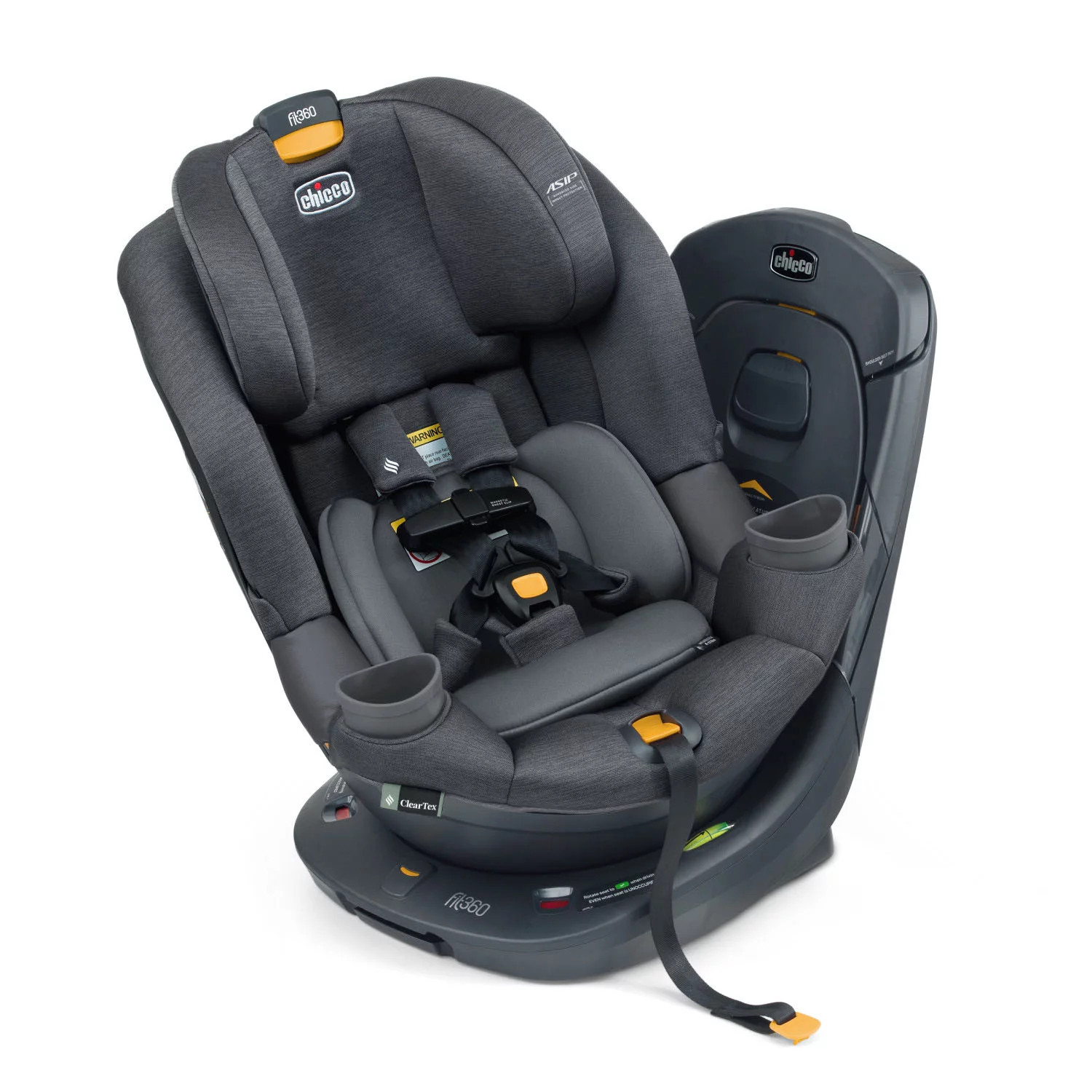 Chicco Fit360 ClearTex Rotating Convertible Car Seat, Carbon | Sam's Club