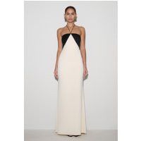 Hien Sequin Halter Maxi Dress / Black/Ivory | MESHKI | M | MESHKI US