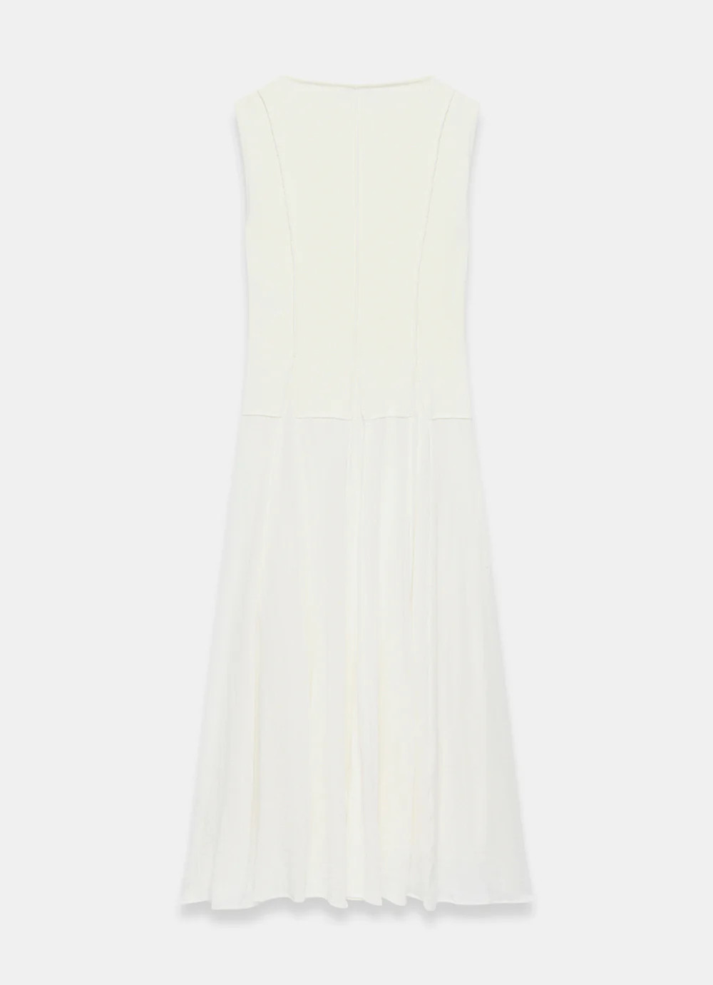 Cream Cotton Blend Drop Waist Maxi Dress | Mint Velvet