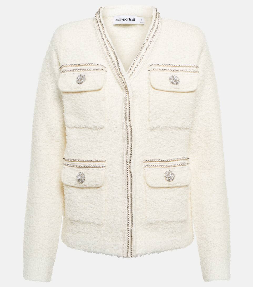 Embellished bouclé cardigan | Mytheresa (US/CA)