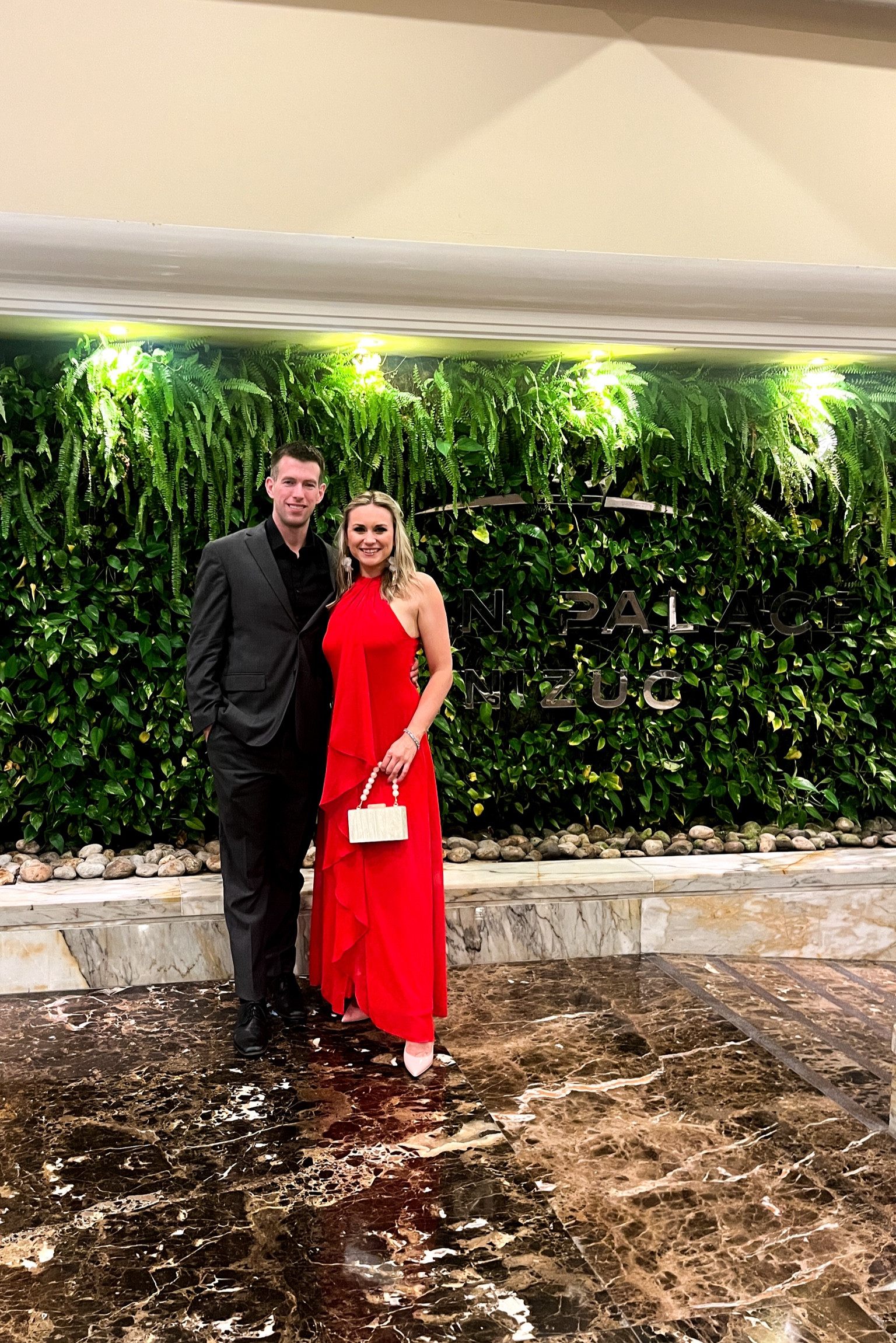 An elegant dress for our anniversary dinner and just in time for valentines ❤️ 

This dress is perfect for date night and I am loving the bold red with the soft feminine ruffles that are full of movement.

Details: 
This gorgeous maxi dress has a high, halter neckline and dramatic ruffle detail. Cut from sheer, lightweight chiffon the column shape of this style is sexy, figure-flattering, and unbelievably comfortable.
🫶🏻Halter neckline
🫶🏻Sleeveless
🫶🏻Concealed back zip
🫶🏻Front slit

#valentine’sDay #Valentine’sDayFit #DateNight #DateNightOutfit #VacationOutfit #ResortVacation #ResortVacationOutfit #VacationOutfits #redjumpsuit #RedJumper #RedPantSuit #RedDress #RedOutfit

#LTKstyletip #LTKtravel #LTKSeasonal