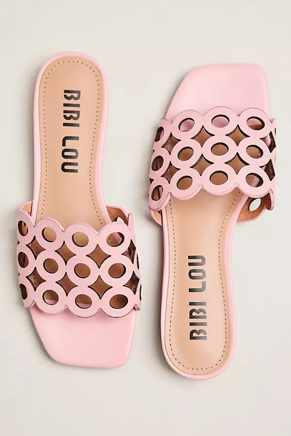 Cutout Slide Sandals | Anthropologie (US)