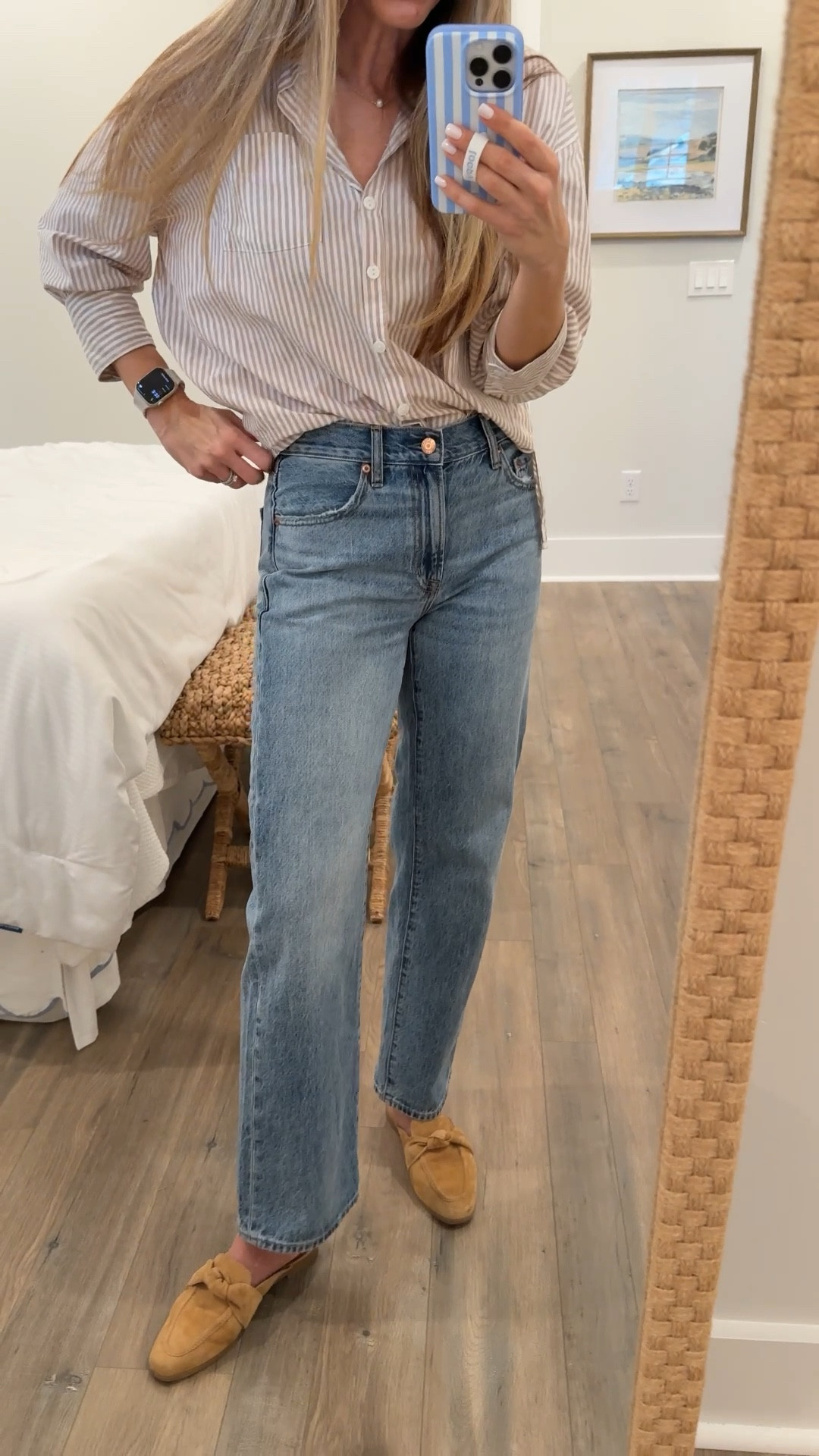 My favorite jeans! Pistola jeans, button up shirt and slip ons. Casual style, Caroline Basset Kennedy style

#LTKootd #LTKSeasonal
