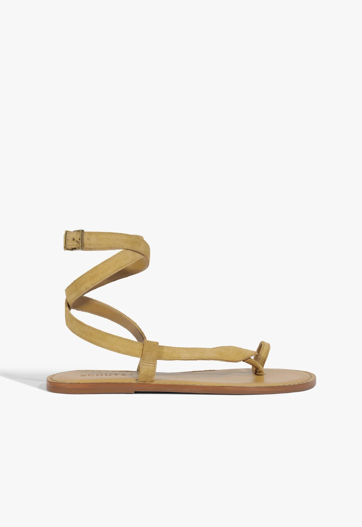 Cleo Green Flat Sandal | Schutz (US)