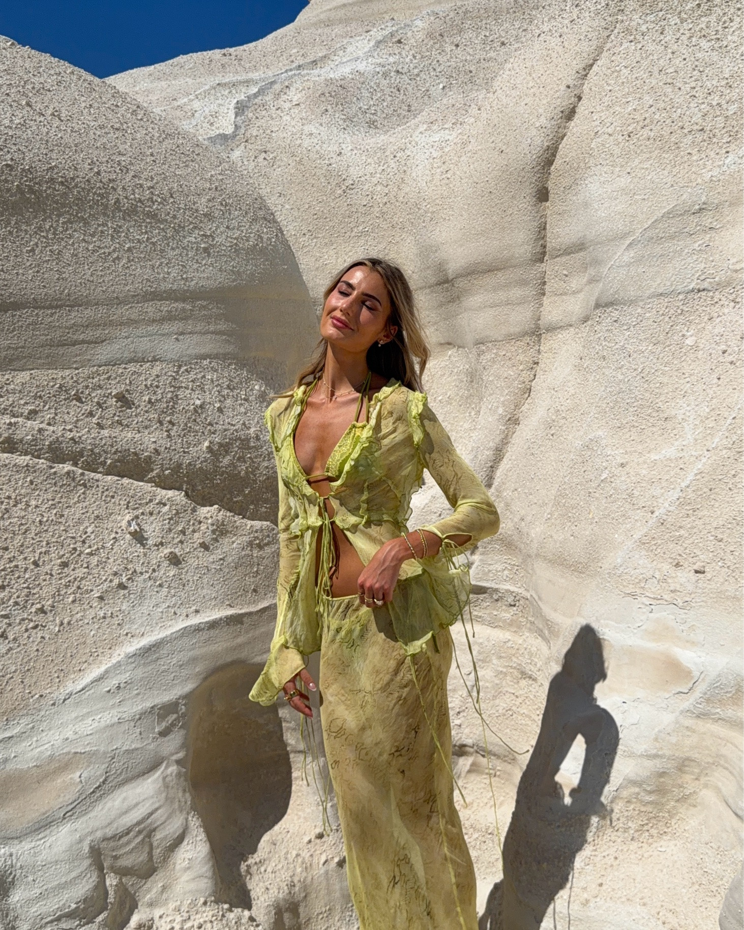 Milos, Greece outfit @marsthelabel @Rat & Boa