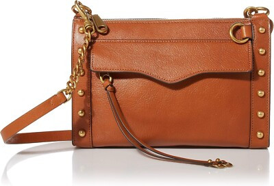 Rebecca Minkoff  Women's MAB Crossbody with Studs Caramello | eBay AU