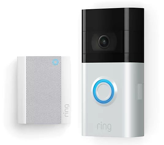 All-New Ring Video Doorbell 3 with Chime & Ring Assist | QVC