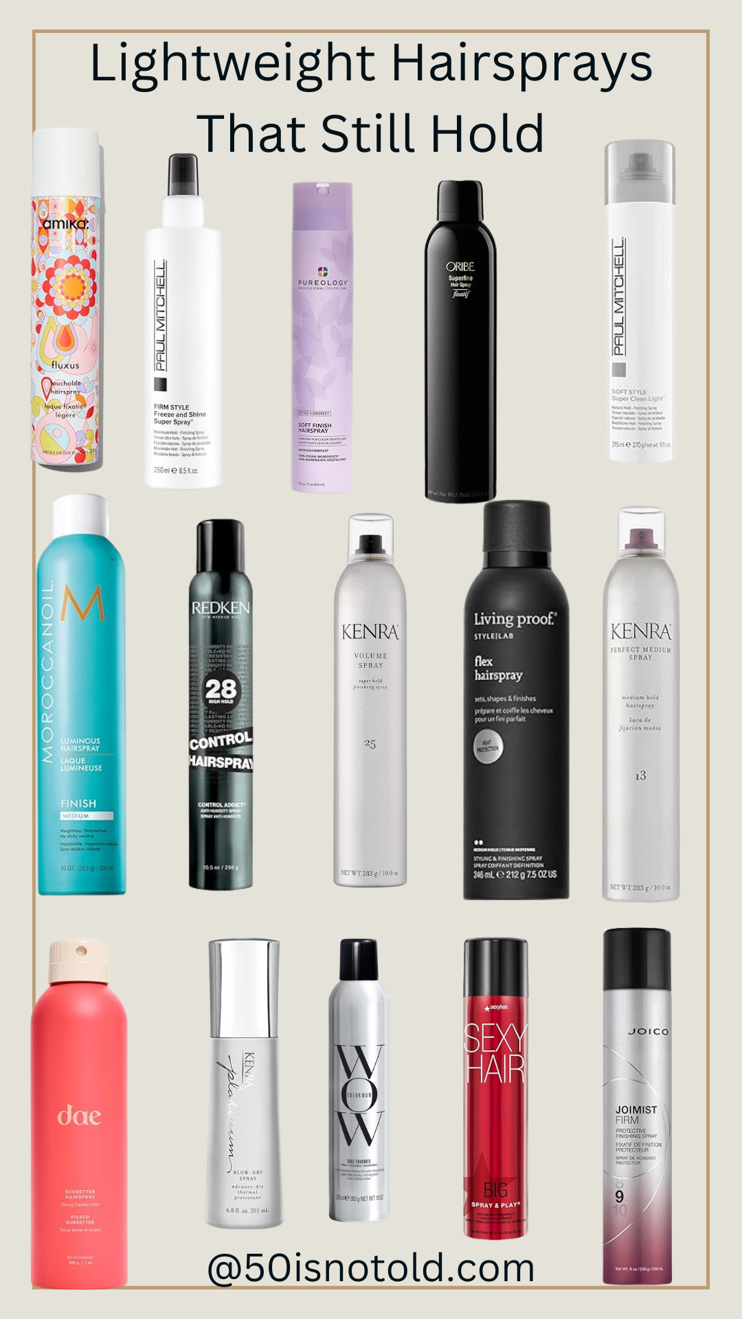 Hairsprays That Don’t Make Your Hair Stiff 

 #LTKgrwm #LTKOver40 #LTKBeauty