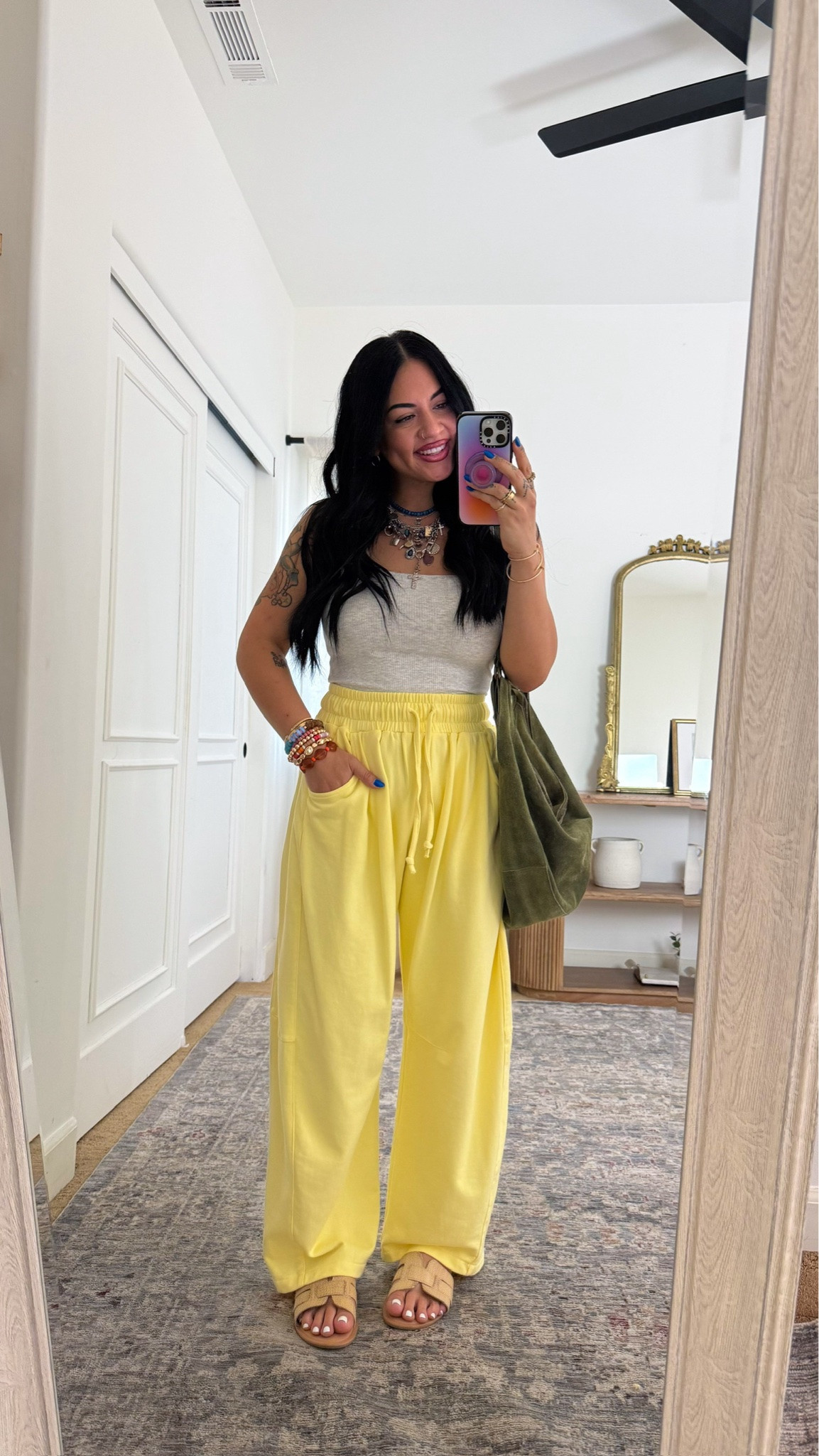 This tank is so flattering!

i’m wearing a size large in everything but a medium/large in the yellow top!

Copper & cloth, summer to fall clothing, colorful outfits, trendy outfits, jewelry, midsize, tori block

#LTKgrwm #LTKootd #LTKSeasonal