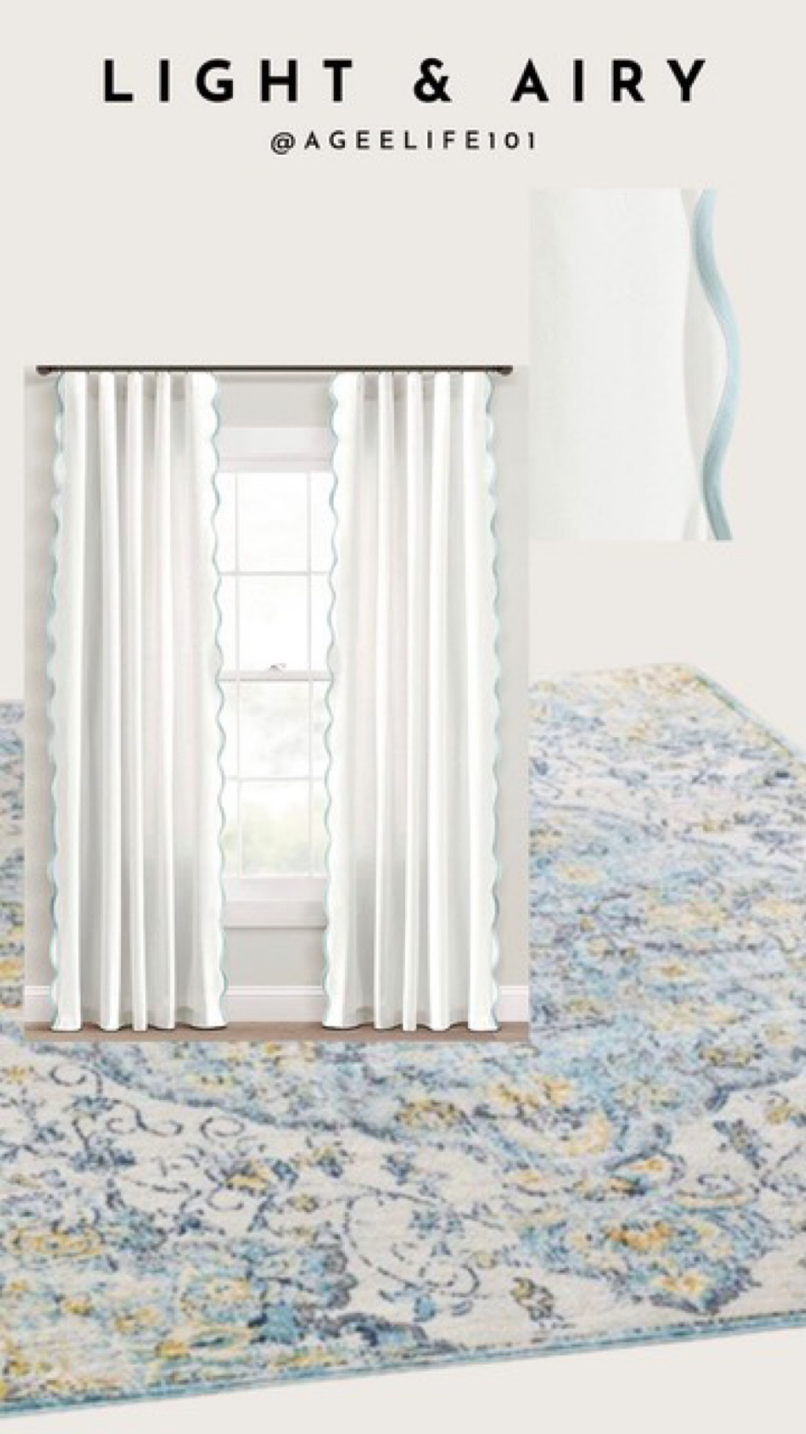 Here’s a beautiful, light, & airy living room or bedroom glow up 
:


#LTKhome #LTKstyletip #LTKsalealert