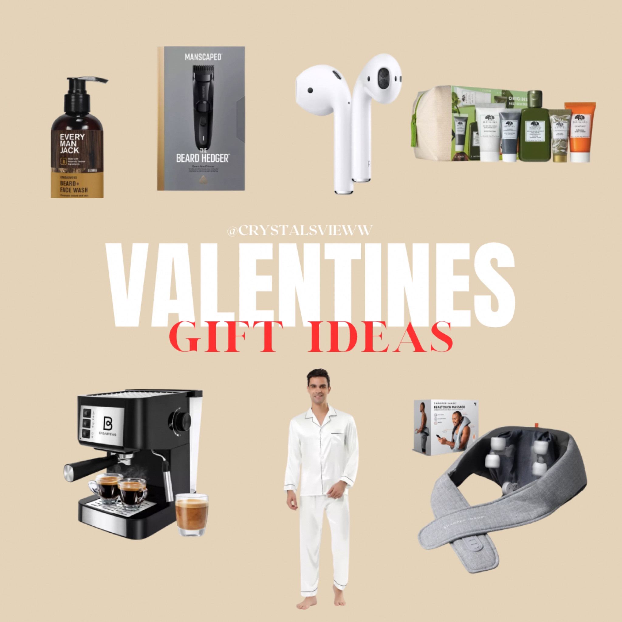 Valentine gift ideas for him ❤️

Men pajamas, men gifts, valentine gifts for him, massager, coffee machine, AirPods , origins skin care, shaver, 

#LTKSeasonal #LTKGiftGuide #LTKmens