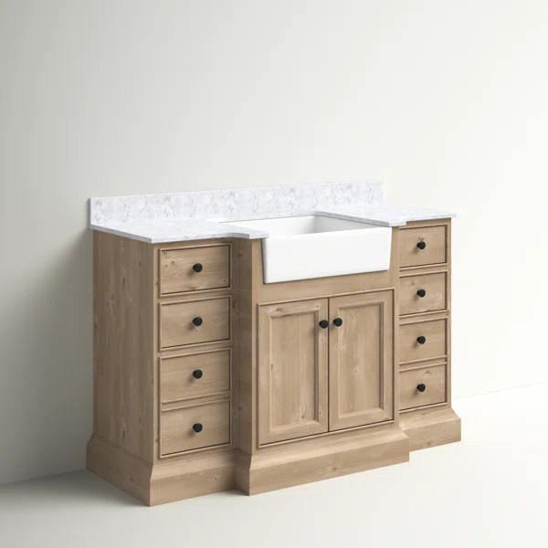 Claire 48'' Single Bathroom Vanity with Top | Wayfair North America