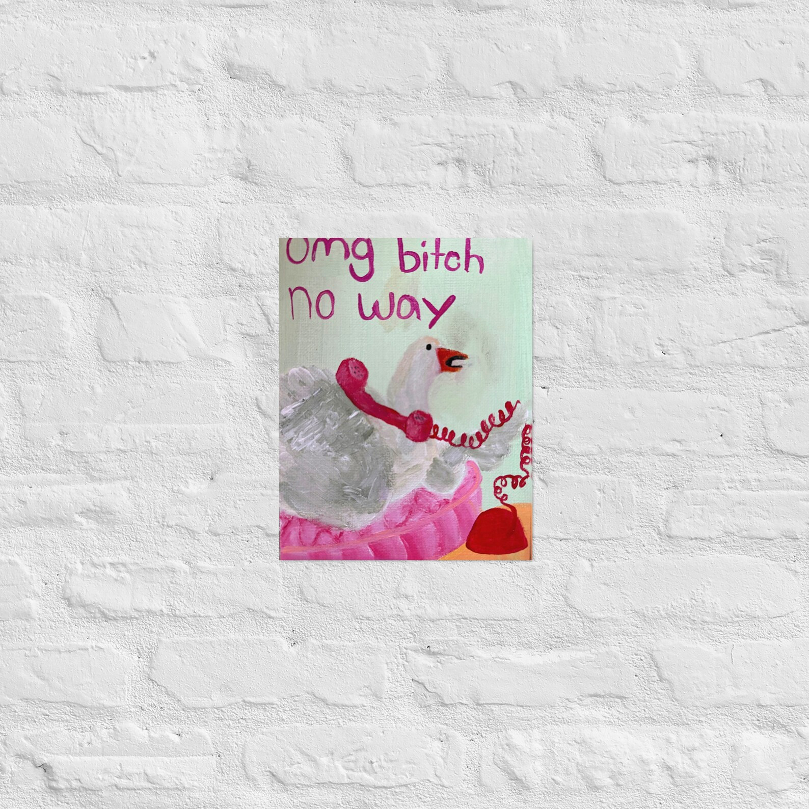 Gossip Goose Poster - Etsy | Etsy (US)