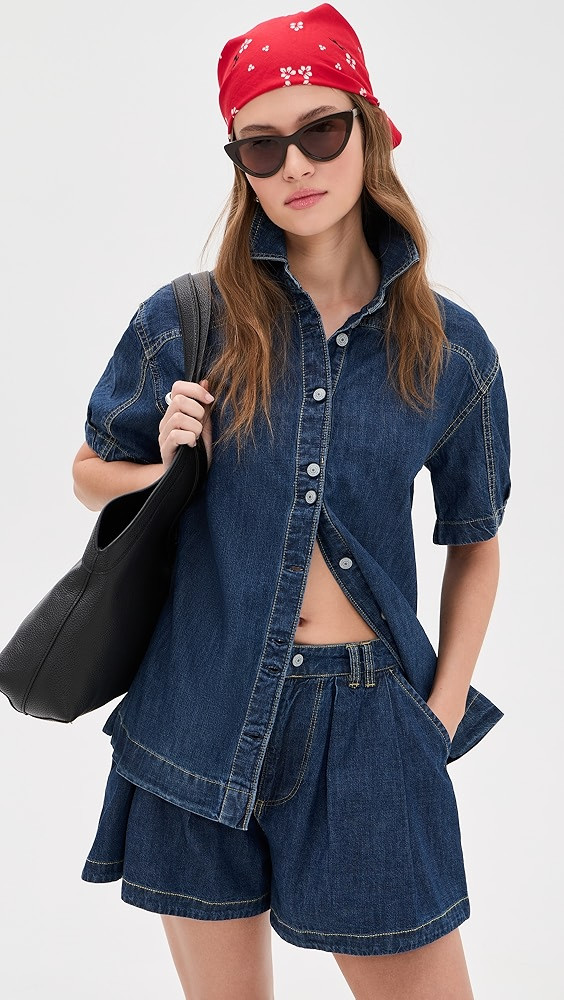 Griselda Denim Button Down and Shorts Set | Shopbop