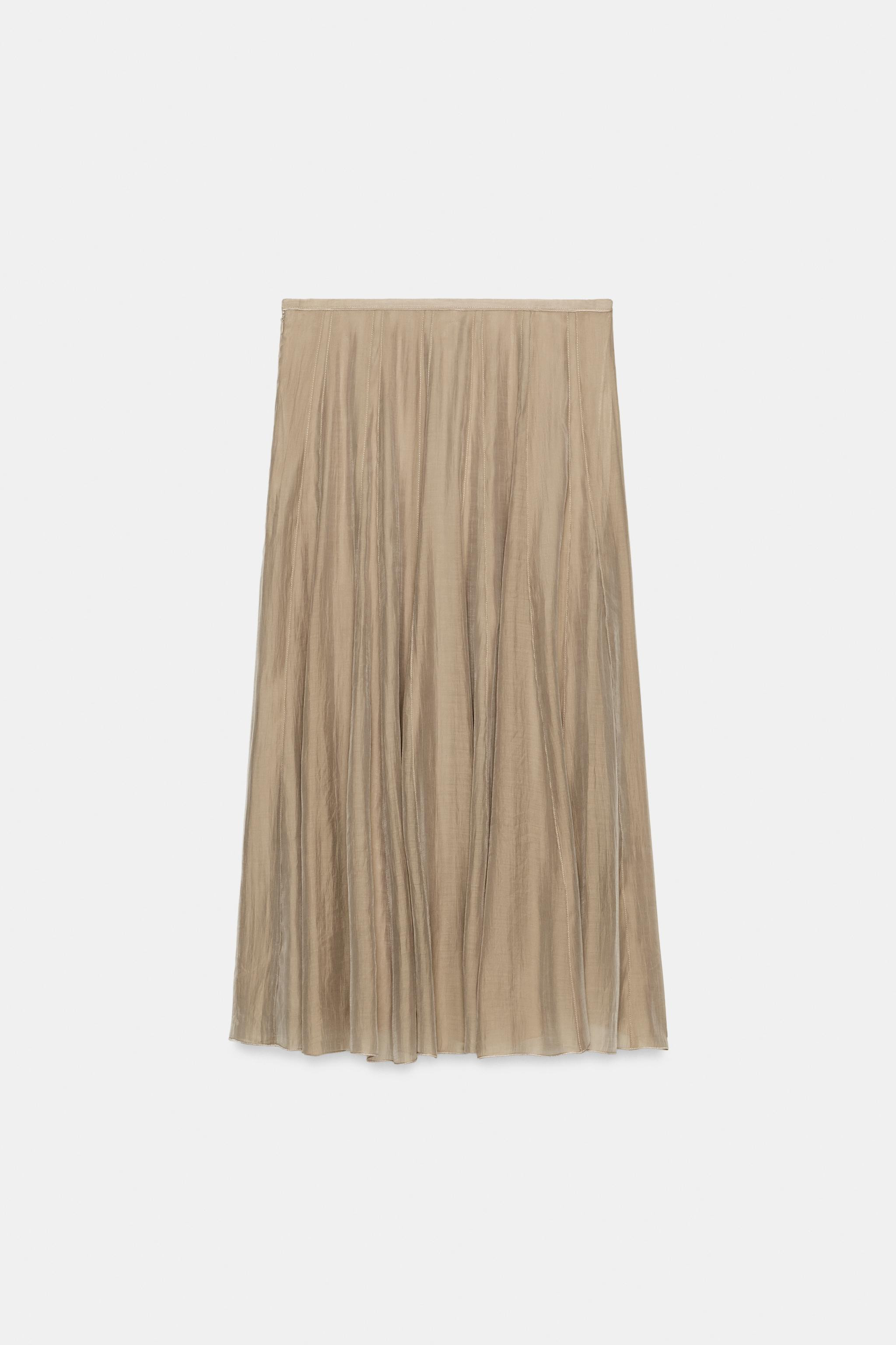 COMBINATION FLOWY SKIRT ZW COLLECTION | Zara US