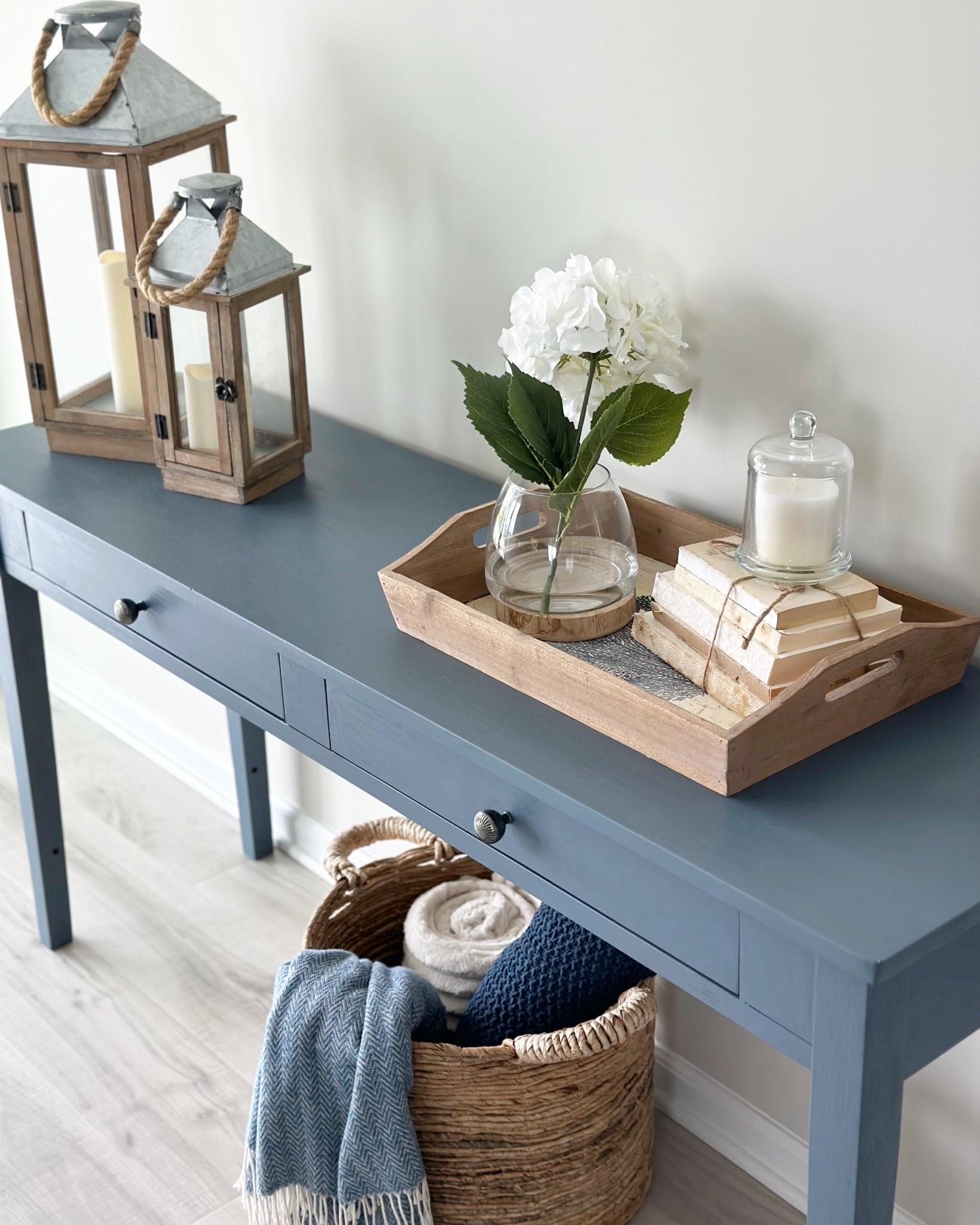 A simple console table styling idea to welcome spring! 

#LTKHome #LTKSeasonal #LTKmomlife