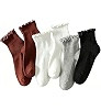 Hstyle 6 Pairs of Ruffle Socks Women, Cute Ruffle Ankle Socks | Amazon (US)