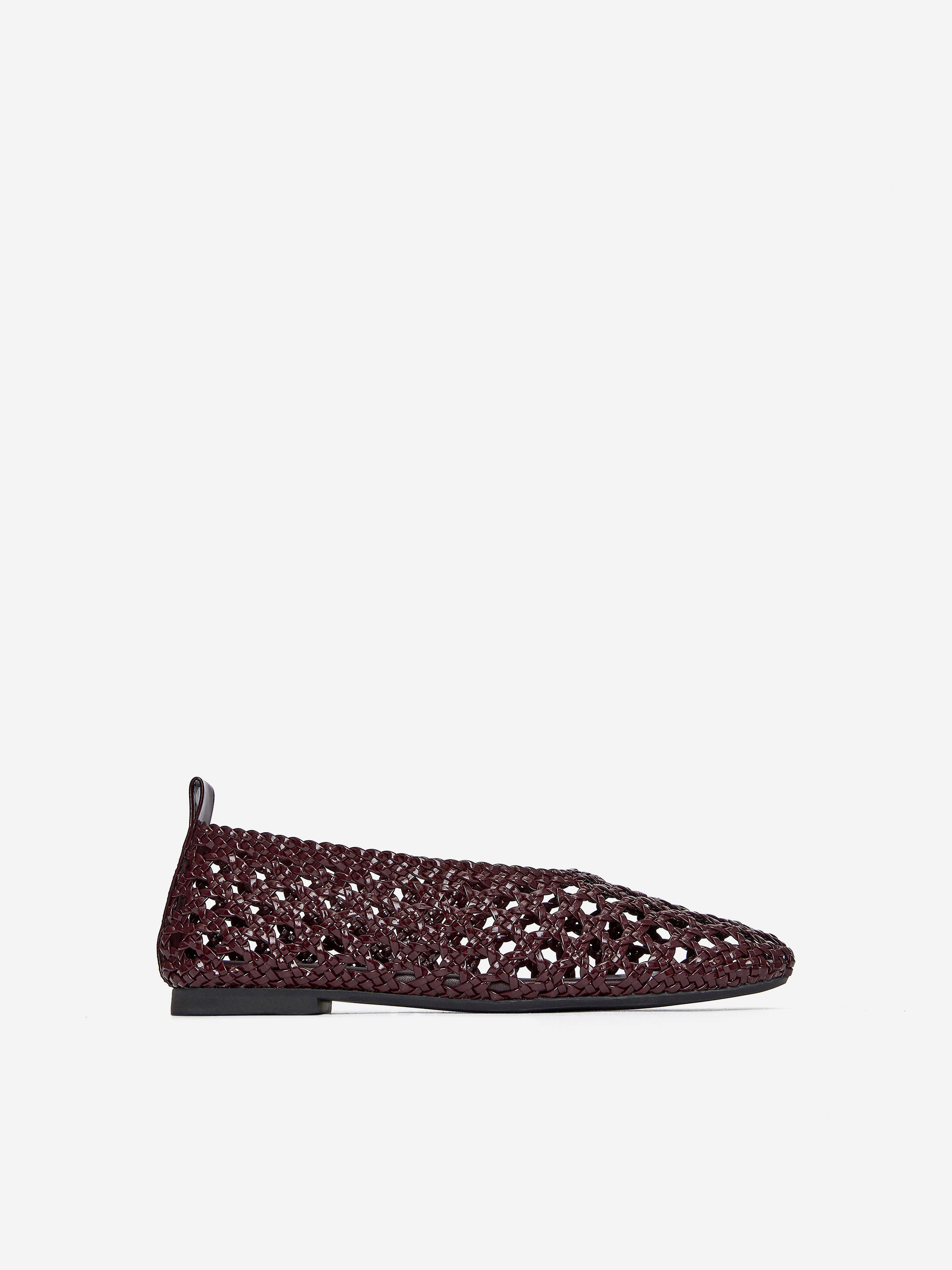 Woven Leather Flats | Arket UK