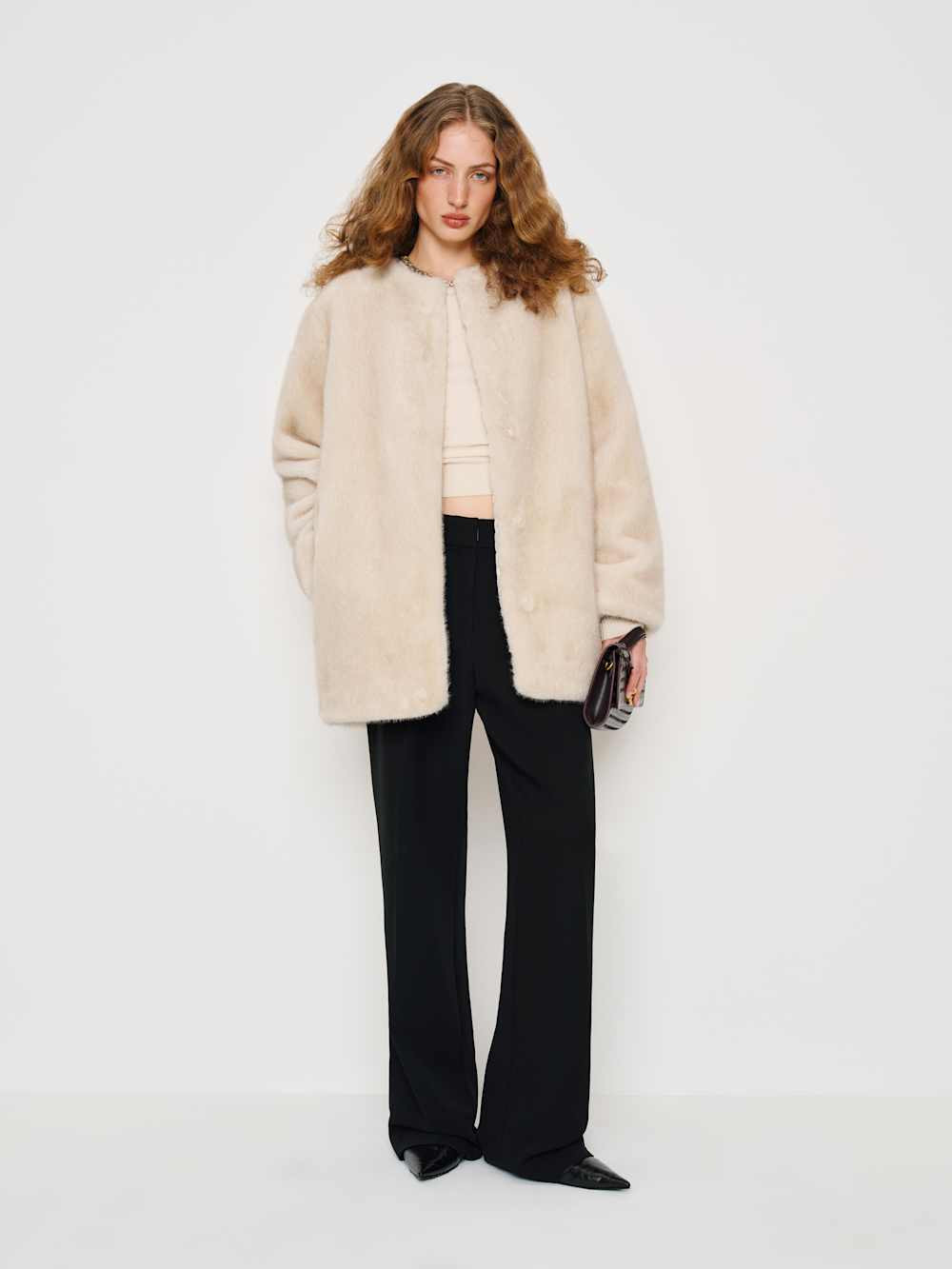 Devin Faux Fur Coat | Reformation (Global)