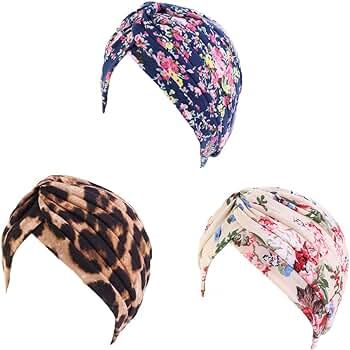 Ever Fairy Cotton Flower Prints Beanie, Stylish Sleep Turbans for Women Cancer Hats Chemo Headwea... | Amazon (US)