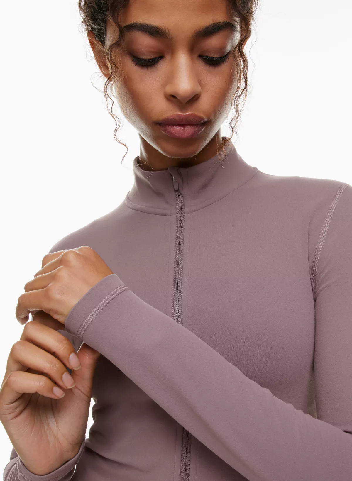 TNABUTTER™ LIMIT ZIP LONGSLEEVE | Aritzia
