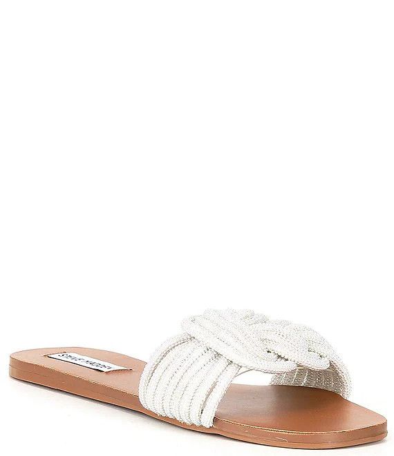 Adore Pearl Flat Slide Sandals | Dillard's