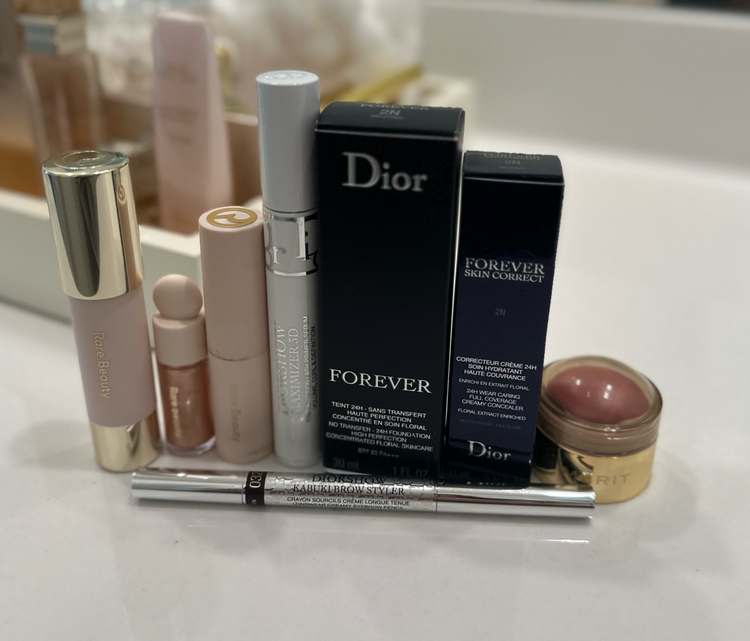 Makeup must haves

Foundation
Concealer
Bronzer
Blush
Mascara
Brow pencil
Highlighter

#LTKbeauty #LTKunder50 #LTKunder100