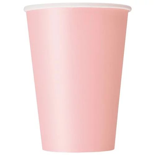 12oz Paper Cups, Light Pink, 10ct - Walmart.com | Walmart (US)
