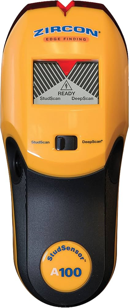 Zircon StudSensor A100 Stud Finder and Wall Scanner \u2013 Edge Locating Stud Detector with WireW... | Amazon (US)