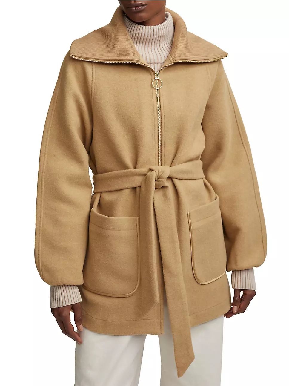 Pearson Belted Fleece Coat | Saks Fifth Avenue