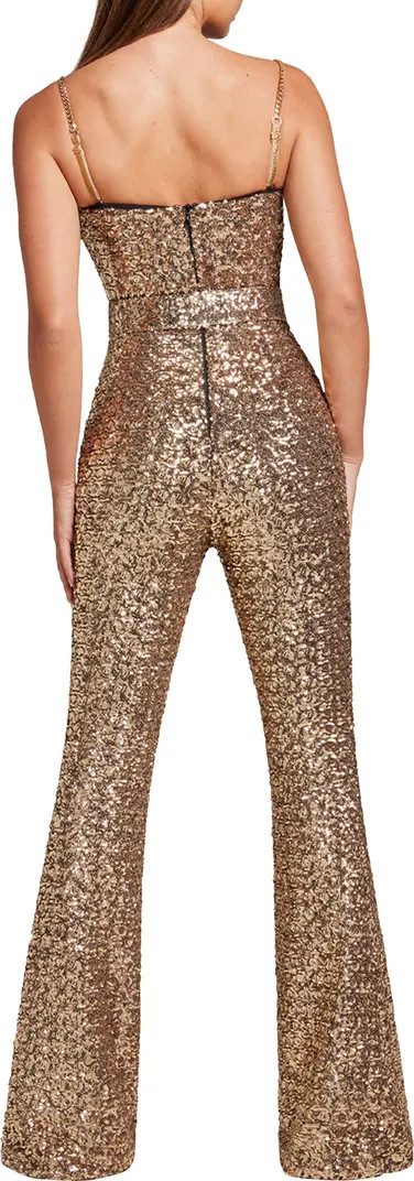 Lucinda Sequin Sleeveless Jumpsuit | Nordstrom