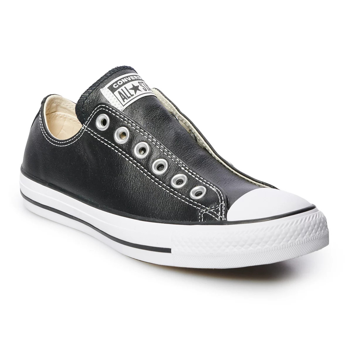 Women's Converse Chuck Taylor All Star Leather Slip Sneakers | Kohl's