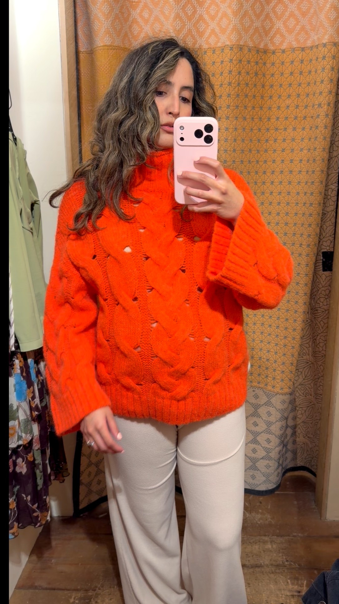 Free People orange sweater is the perfect sweater for Winter nice and cozy but stylish 

#LTKootd #LTKSeasonal #LTKgrwm